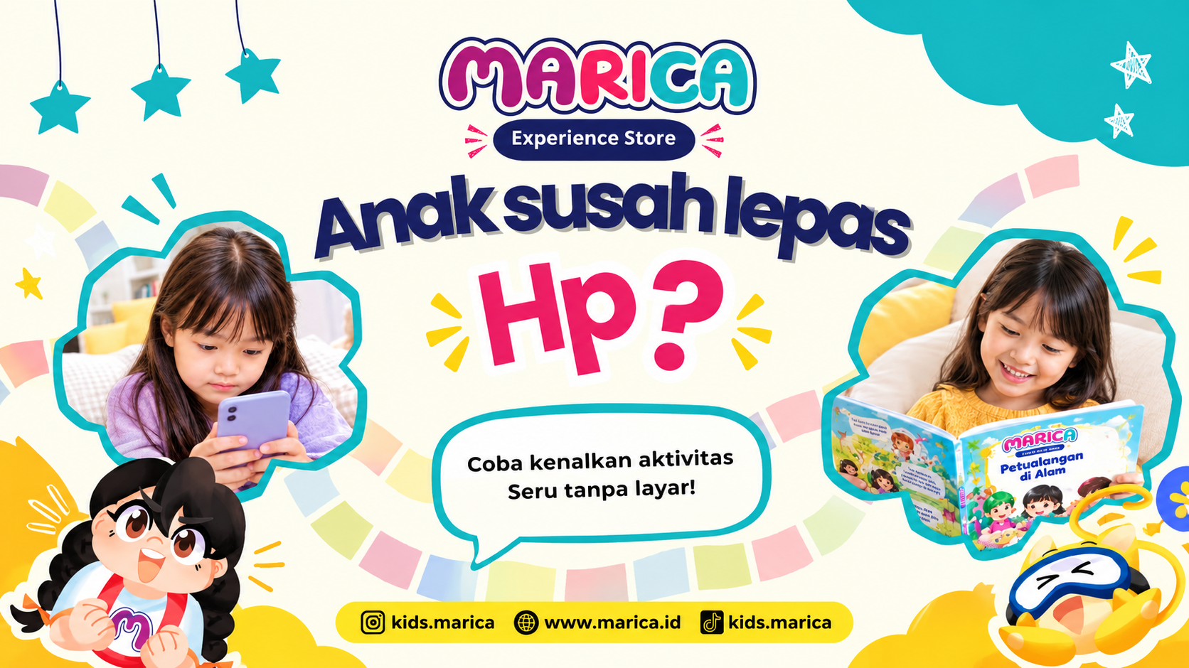 Anak Susah Lepas dari HP? Yuk, Kenalkan Aktivitas Seru Tanpa Layar!